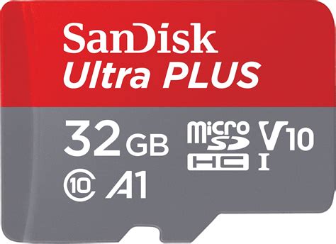 Sandisk Ultra Plus 32gb Microsd Card Sdsqub3 032g Awcma