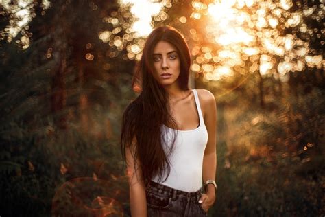 free download hd wallpaper women portrait sunset depth of field martin kühn julia carina