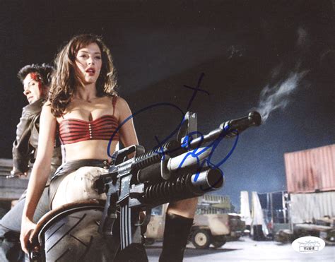 Rose McGowan Signed Planet Terror X Photo JSA COA Pristine Auction