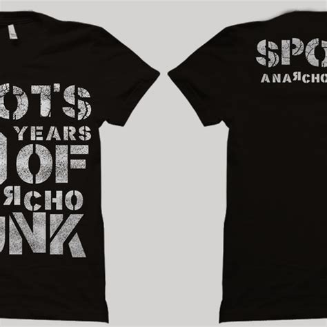 20 years anniversary t shirt for hardcore punk band t shirt contest