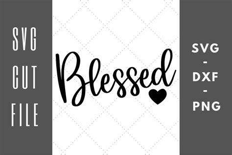 Blessed Heart Graphic By Abigail Burt Designs · Creative Fabrica