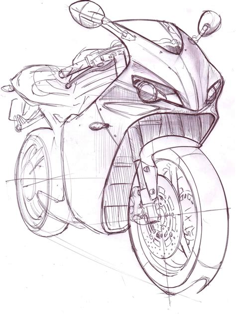 Desenhos De Motos Para Desenhar Motas Imagens Motocicleta Neris