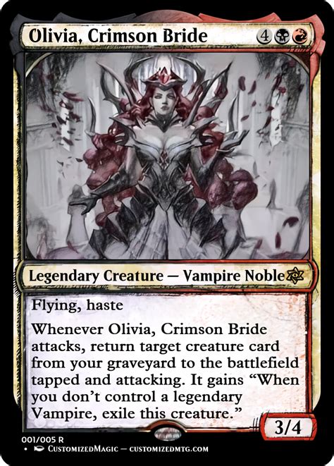 Olivia Crimson Bride Customizedmtg Magic The Gathering Proxy Cards