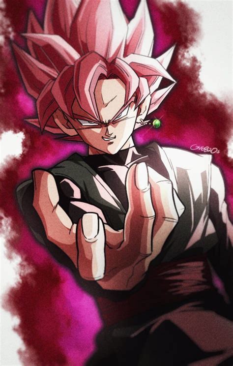 What's his deal, anyway, aside from being a jerk? Goku Black Rosé #DragonBallSuper #Anime | Art | Dragon ...