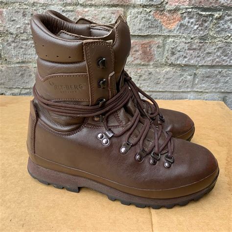 British Army Surplus Issue Brown Altberg Leather Combat Boot Sg Boots