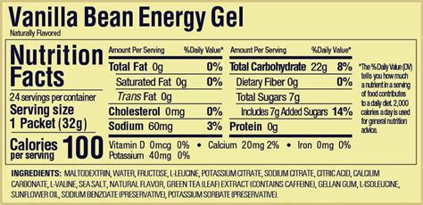 Gu Energy Gel Vanilla Bean Cykelfavorittendk