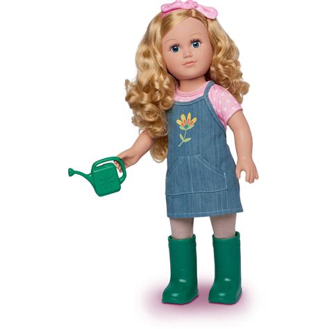 My Life As Gardener 18 Inch Posable Doll With A Soft Torso Blonde