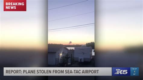 Plane Crashes After Apparently Being Stolen From Sea Tac Airport