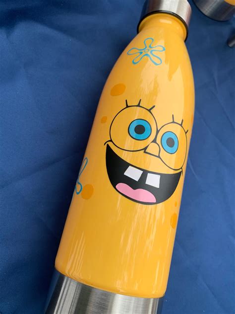 Spongebob Tumbler Personalized Yellow Etsy
