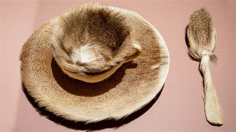 Meret Oppenheim Object Fur Covered Cup Saucer And Spoon Smarthistory