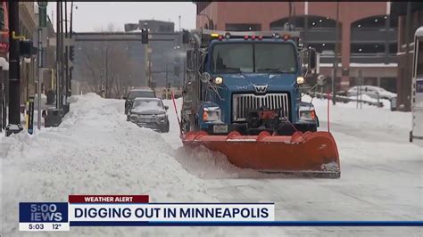 Minneapolis St Paul Continue With Snow Emergency Operations I Kmsp