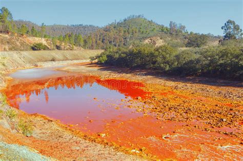 Tinto River Huelva Spain Stock Image Image Of Acidic 73124245