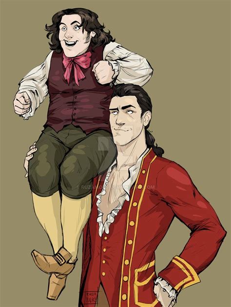 Gaston And Lefou From Beauty And The Beast 2017 Lefou Disney Fan