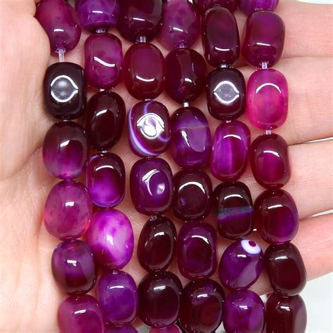 Striped Agate Beads Natural Gemstone Loose Beads Sold By 15 Inch