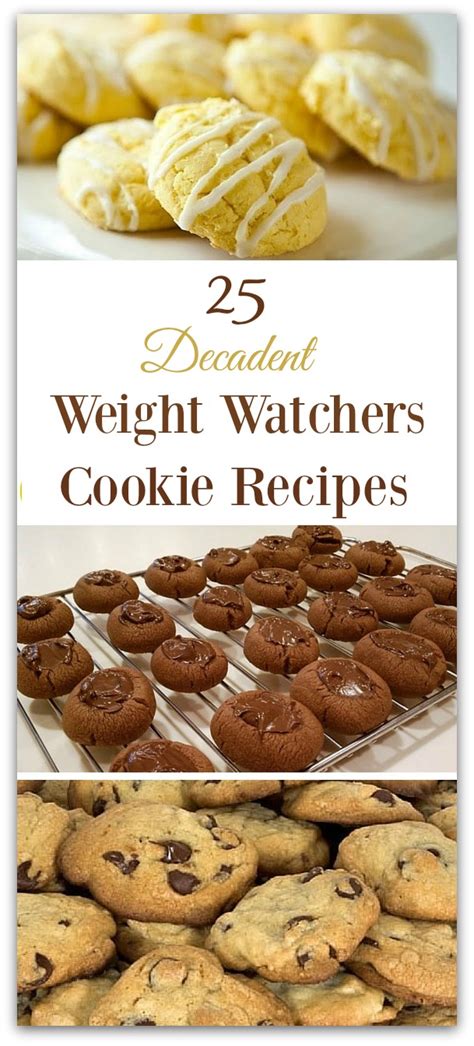 I have tons of yummy dessert ideas, and more listed below for you to check out and add to your meal plan this week. 25 Decadent Weight Watchers Cookie Recipes