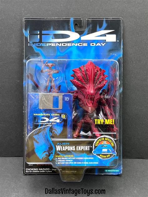 1996 Id4 Alien Weapons Expert Independence Day Battlesuit Head Opens