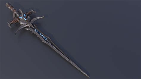 Frostmourne Sword Of Lich King Finished Projects Blender Artists