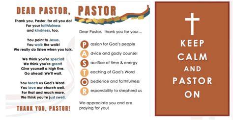 Free Pastor Appreciation Printable Pack 25 Ideas To Bless Pastors