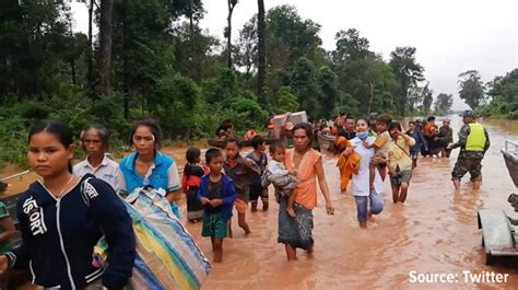 Famille Royale Du Laos En France - Drame au Laos: un barrage en construction a cédé, des centaines de