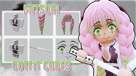 How To Be Mitsuri On Roblox Codes And Links Youtube