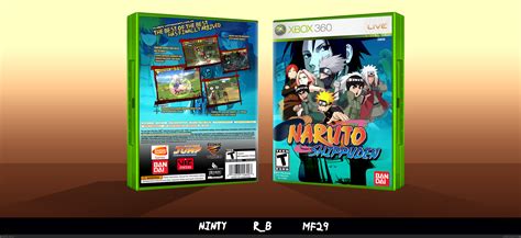 Naruto Shippuden Xbox 360 Box Art Cover By Mf29
