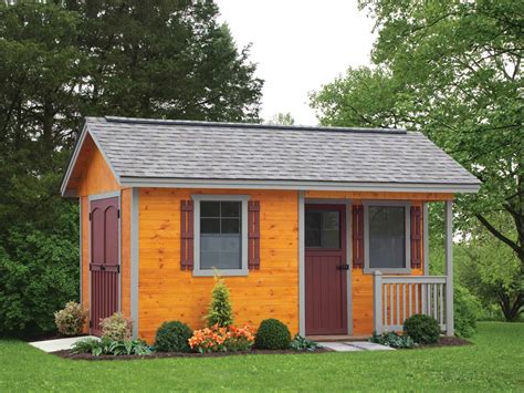 Cottage Style Storage Shed Pricing And Options List Brochures Cottage