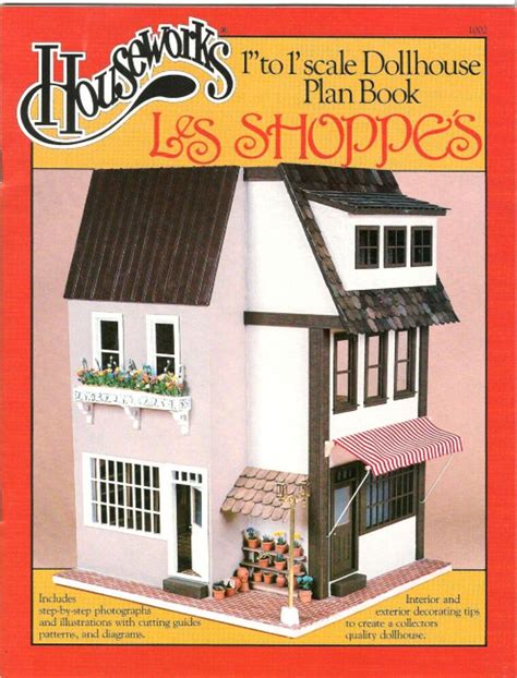 Dollhouse Miniature Plan Book Les Shoppes Patterns 112 Scale Ebay