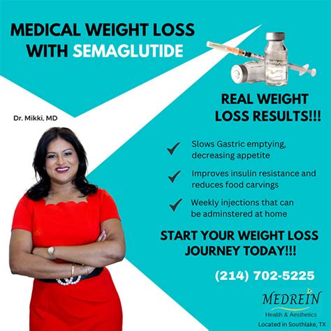 Medical Weight Loss In Southlake Tx Medrein Health And Aesthetics