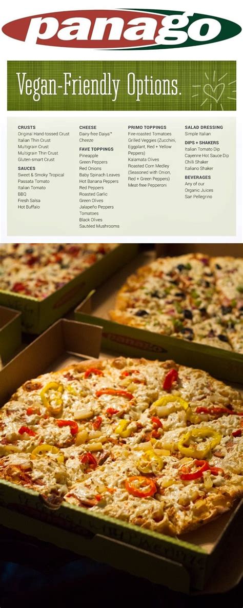 Panago Pizza Dairy Free Menu Guide With Vegan And Gluten Free Options Food Allergies Dairy Free