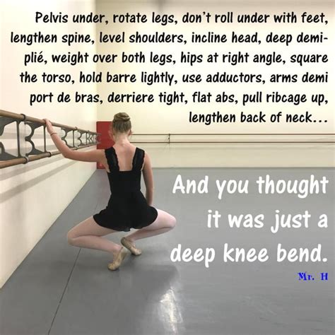 And You Thought It Was Just A Deep Knee Bend Ballet Dance Videos Dance