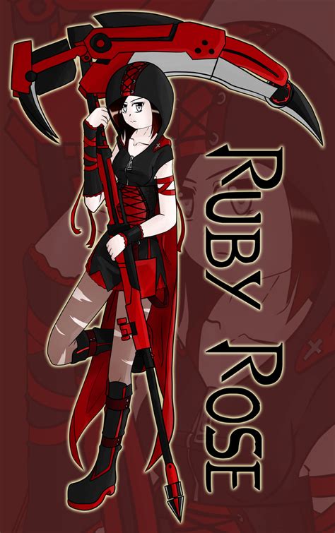Rwby The Grimm Side Ruby Rose By Theblackneko On Deviantart