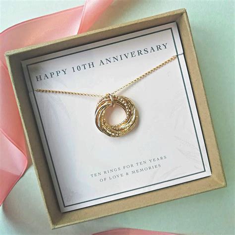 10th Anniversary T 10 Rings For 10 Years Handmade