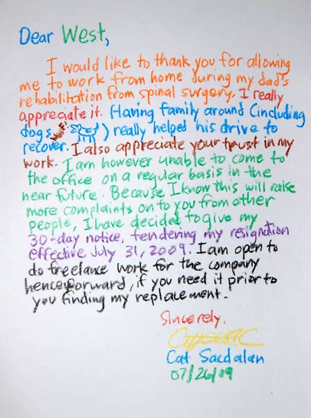 7 Most Awesome Resignation Letters Oddee