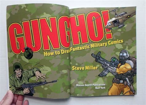Gung Ho How To Draw Fantastic Military Comics Steve Miller St Printing Nice