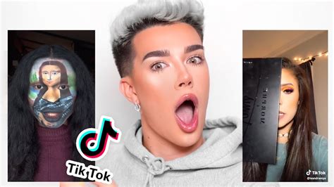 Reacting To And Recreating Viral Tiktok Makeup Trends Youtube