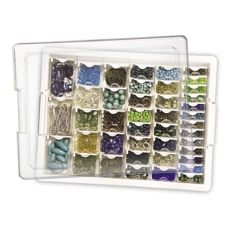 Darice Elizabeth Ward Bead Storage Solutions 45 Piece Assorted Storage