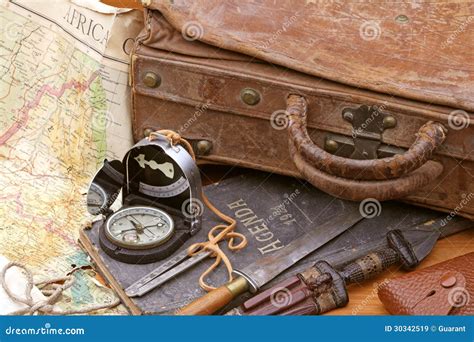 Travel And Adventure Suitcase Stock Image Image Of Geography