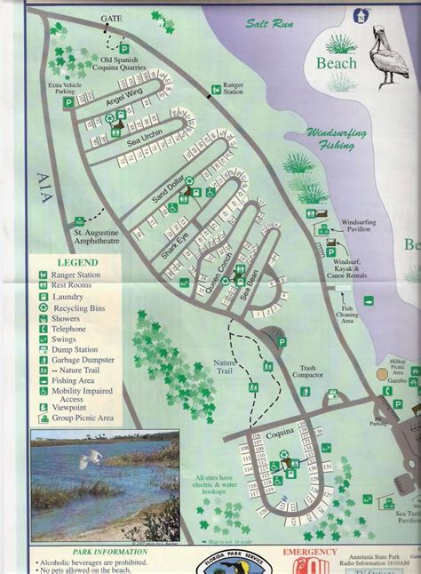 Florida State Park Campgrounds Map Printable Maps