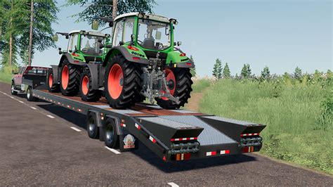 Fs19 Mods Big Tex 22gn And 22ph Flatbed Trailers Mod Yesmods