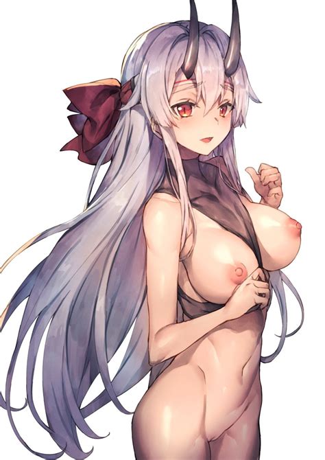 Rule 34 Bottomless Breasts Fategrand Order Fate Series Horns Nipples No Bra Pussy Redcomet