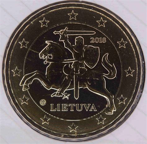 Lithuania Euro Coins Unc 2018 Value Mintage And Images At Euro Coinstv