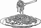 Spaghetti Coloring Pasta Clipart Sheet Colouring Noodles Drawing Plate Para Cartoon Colorear Line Clipartix Cartoons Sheets Clip Coloringpagesfortoddlers Plato Drawings sketch template