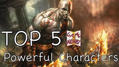 Top 5 Most Powerful Video Game Characters Playable Youtube