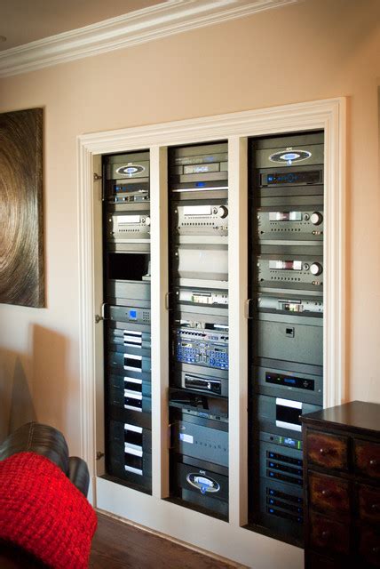 Audiovideo Racks Traditional Home Theater Dallas