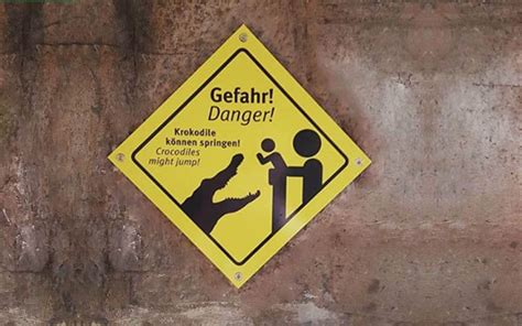 Funny Warning Signs German People Have A Good Sense Of Humor That They