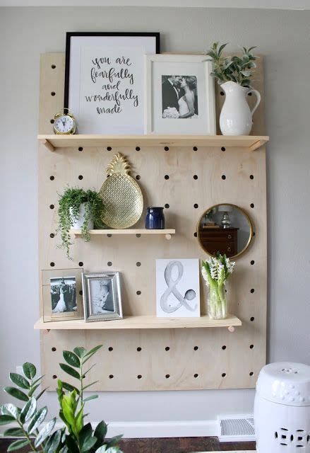 Wonderfully Made Details On Our Diy Giant Pegboard Storage Design