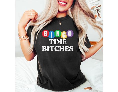 Bingo Time Bitches Shirtbingo Tvintage Bingo Shirtbingo Etsy