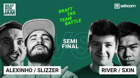 Alexinho And Slizzer Vs River And Sxin Draft Tag Team Beatbox Battle 2021