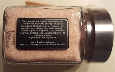250 million year old Himalayan salt, but evidently expires in 2022 ...