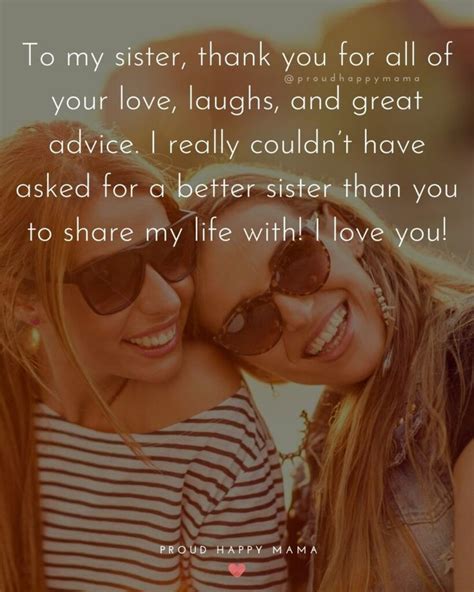 70 Heartfelt I Love My Sister Quotes With Images Sister Quotes